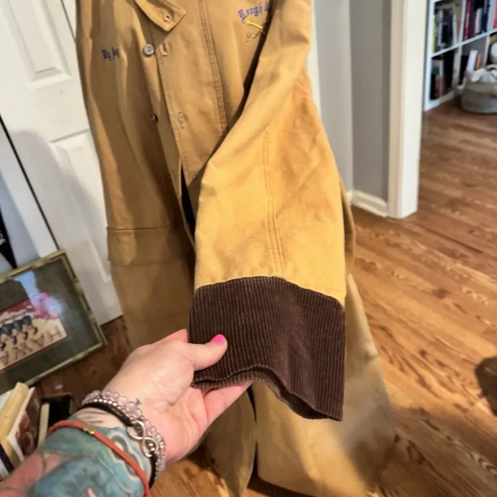 VTG Wah Maker Gear Western Duster Long Gear Men’s XXL Made USA Rough Riders